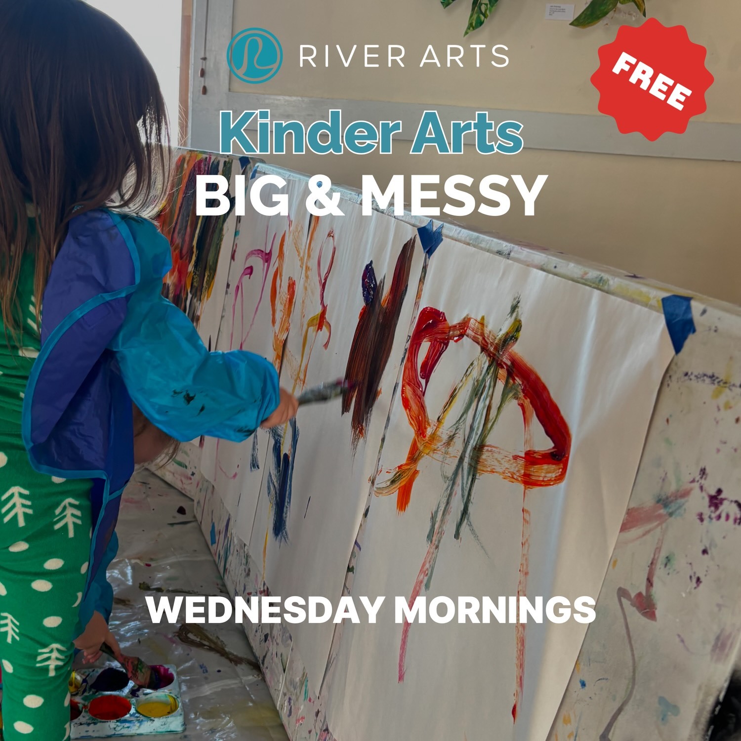 Kinder Arts │Big & Messy - logo